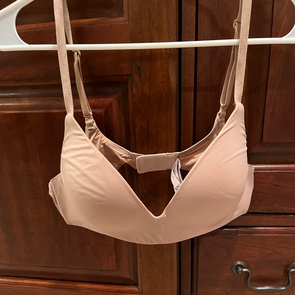 Victoria’s Secret Nude no-underwire bra, Nude, 36B